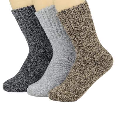 3 Pairs Of Stylish Knitted Heated Socks-Plantar Socks