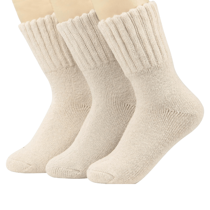3 Pairs Of Stylish Knitted Heated Socks-Plantar Socks
