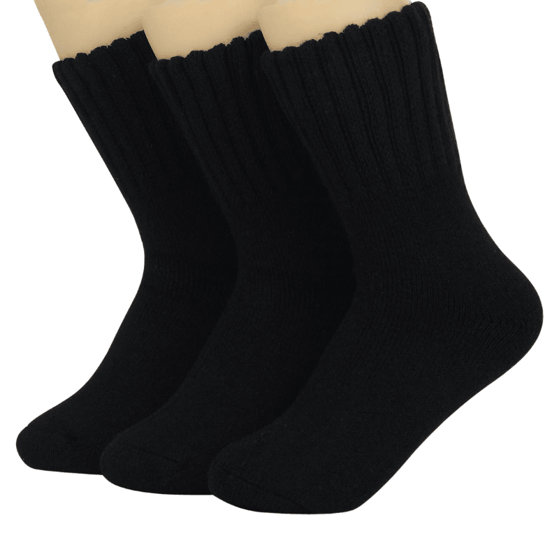 3 Pairs Of Stylish Knitted Heated Socks-Plantar Socks