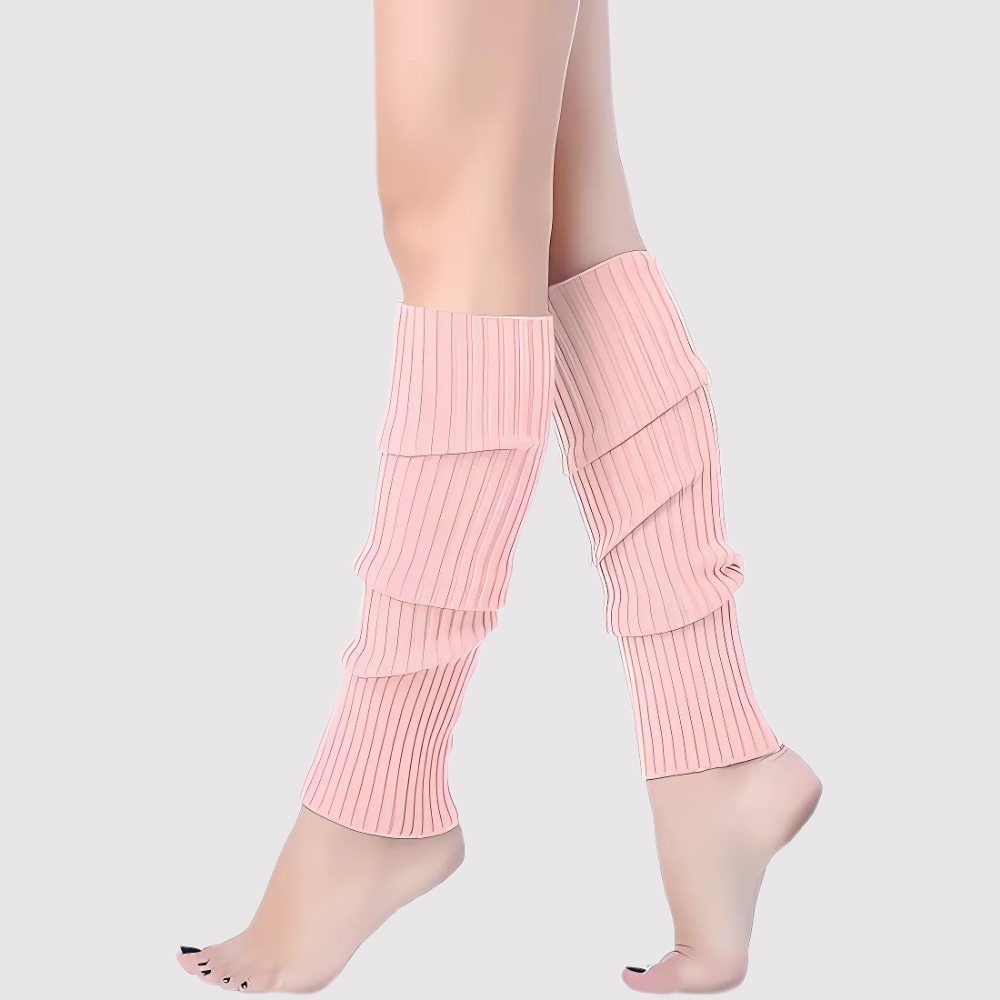 Women Juniors Neon Ribbed Leg Warmers