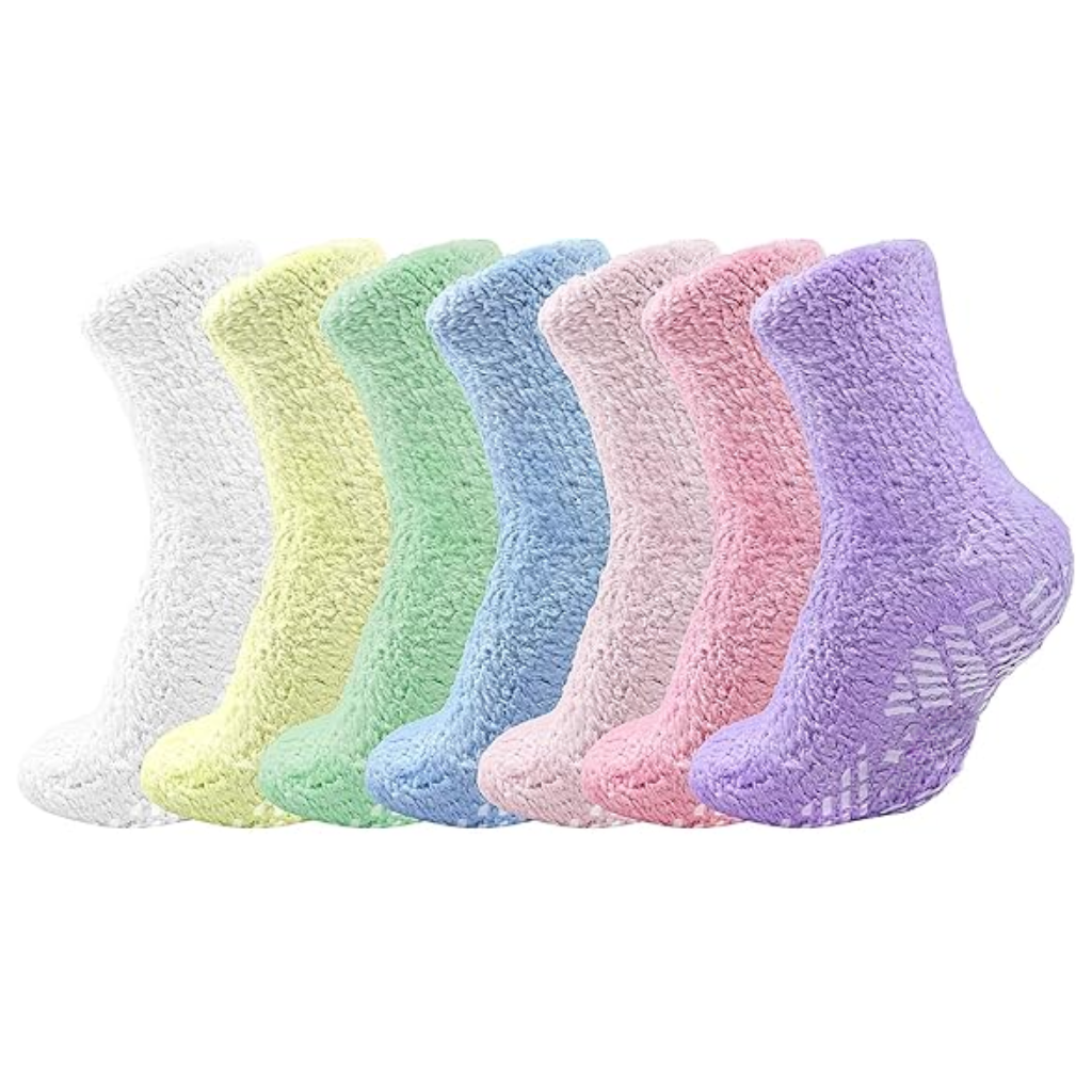 Knit Texture Blend Crew Pattern Socks