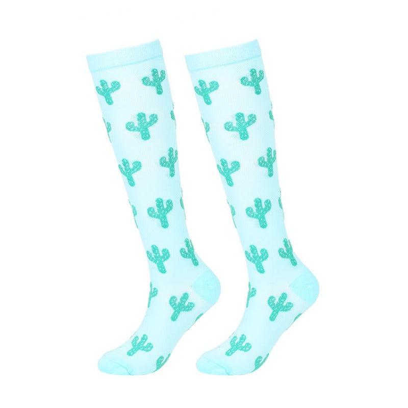 7 Pairs Cartoon Fruit Compression Socks-Plantar Socks