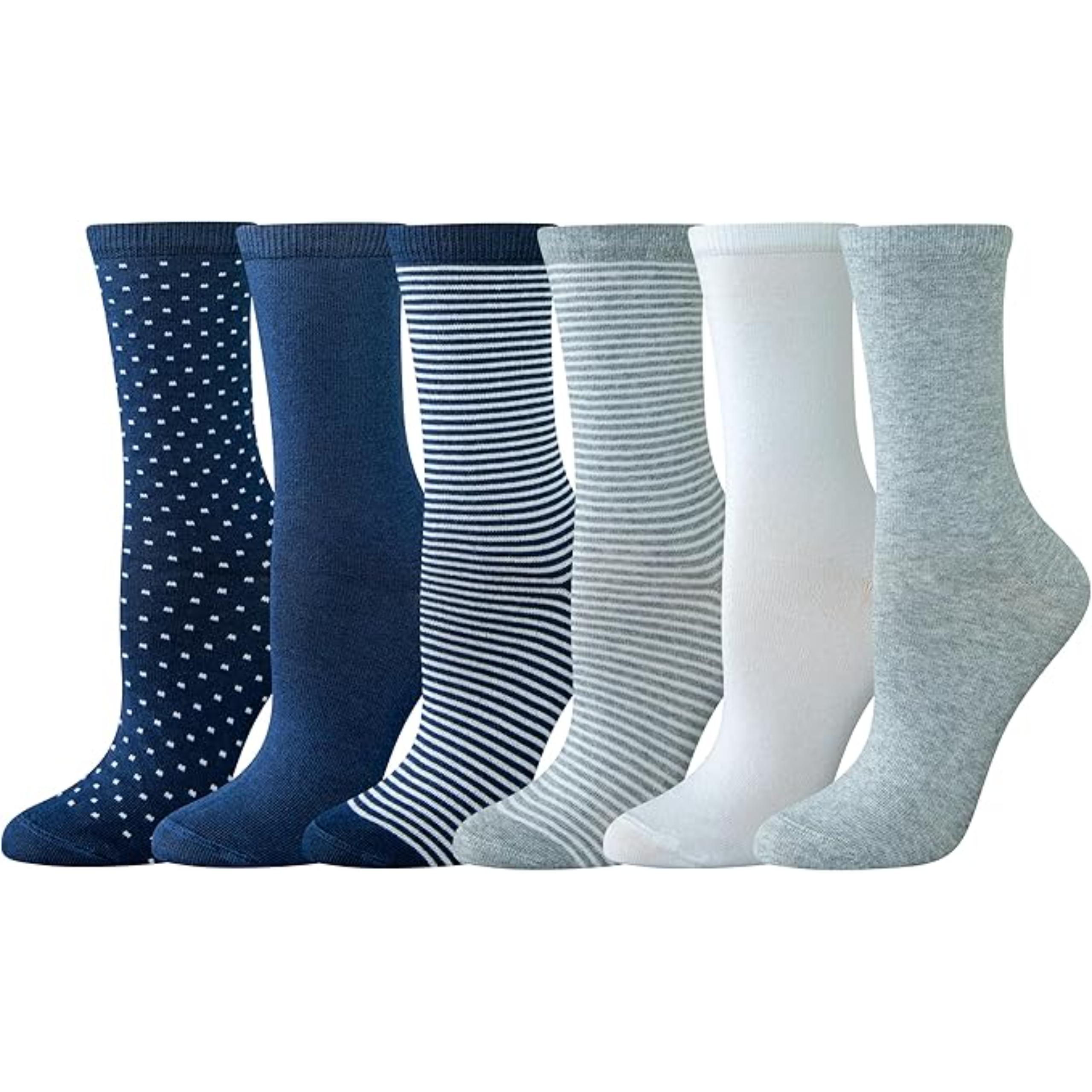 Pack Of 6 Women Crew Socks6 Pairs Crew Socks For Women - Image 3