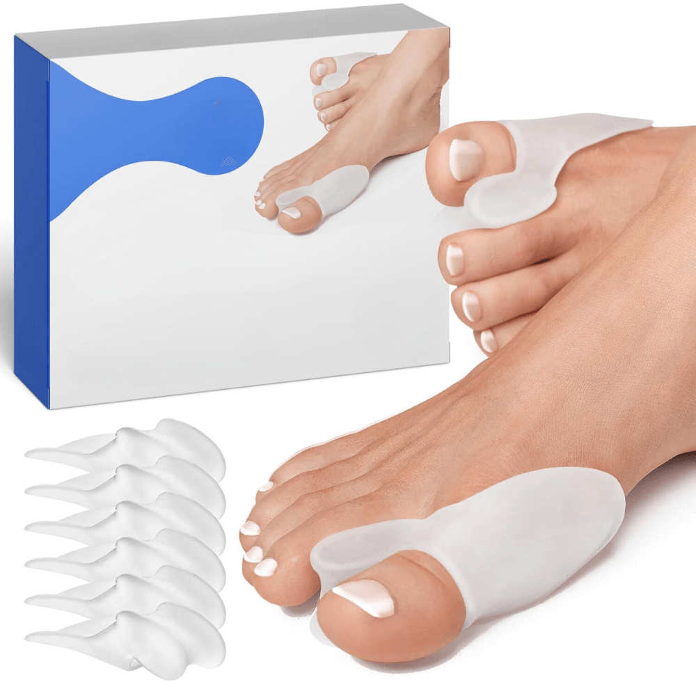 6 Pieces Bunion Corrector With Gel Spacers For Alignment-Plantar Socks