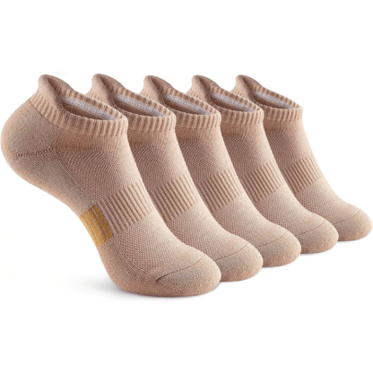5 Pair Cushioned Ankle Support Socks-Plantar Socks