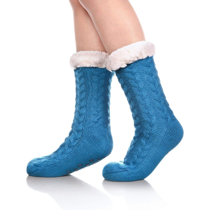 Women Winter Super Soft Warm Cozy Fleece Lined Fuzzy Slipper Socks