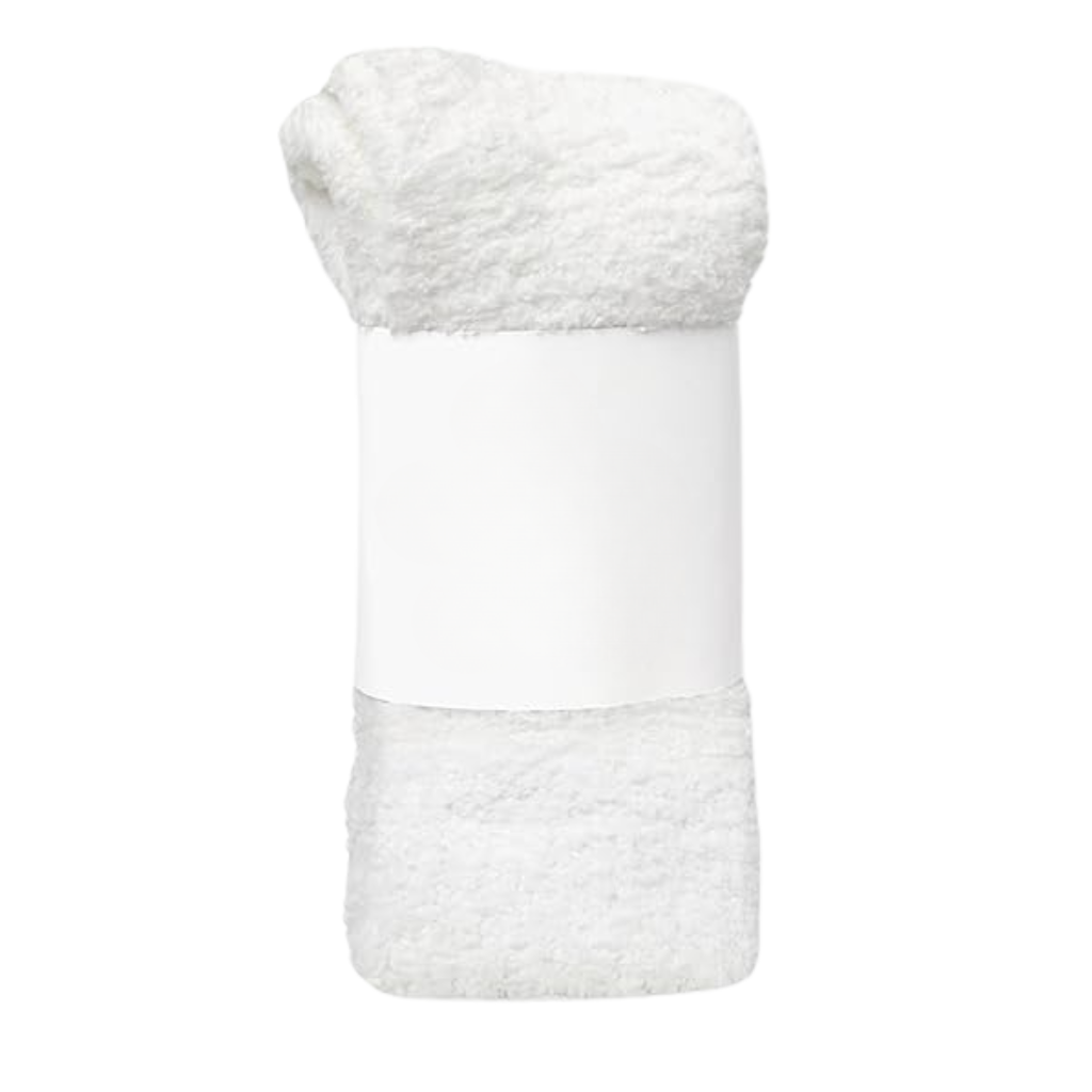 Textured Cloud Knit Crew Lounge Socks