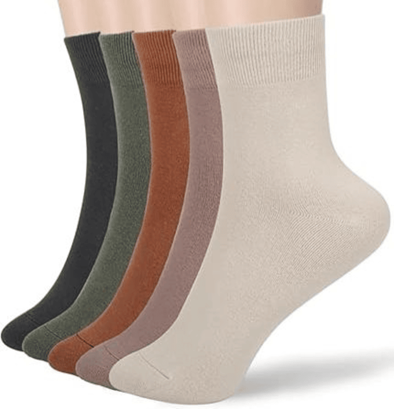 5 Pair Of Thin Soft Cozy Socks
