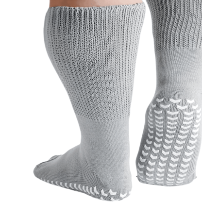 2 Pairs Extra Wide Neuropathy Socks – Comfort and Stability-Plantar Socks