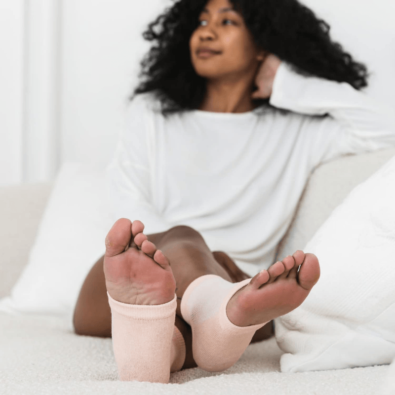 2 Pairs Of Deep Moisture Gel Socks-Plantar Socks