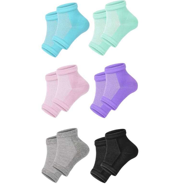 6 Pack Of Hydrating Gel Socks-Plantar Socks6 Pack Of Hydrating Gel Socks - Image 3