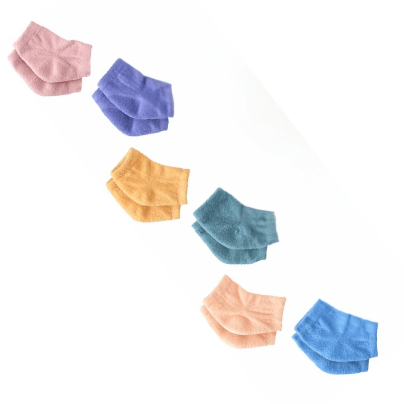 12 Pack Of Moisturizing Gel Socks For Sleep-Plantar Socks