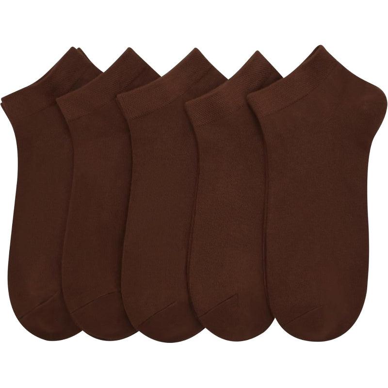 5 Pack Bamboo Viscose Low Cut Antimicrobial Socks-Plantar Socks