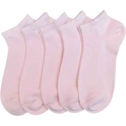 5 Pack Bamboo Viscose Low Cut Antimicrobial Socks-Plantar Socks