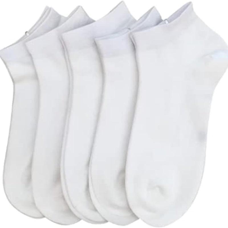 5 Pack Bamboo Viscose Low Cut Antimicrobial Socks-Plantar Socks