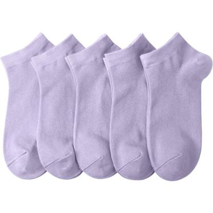 5 Pack Bamboo Viscose Low Cut Antimicrobial Socks-Plantar Socks
