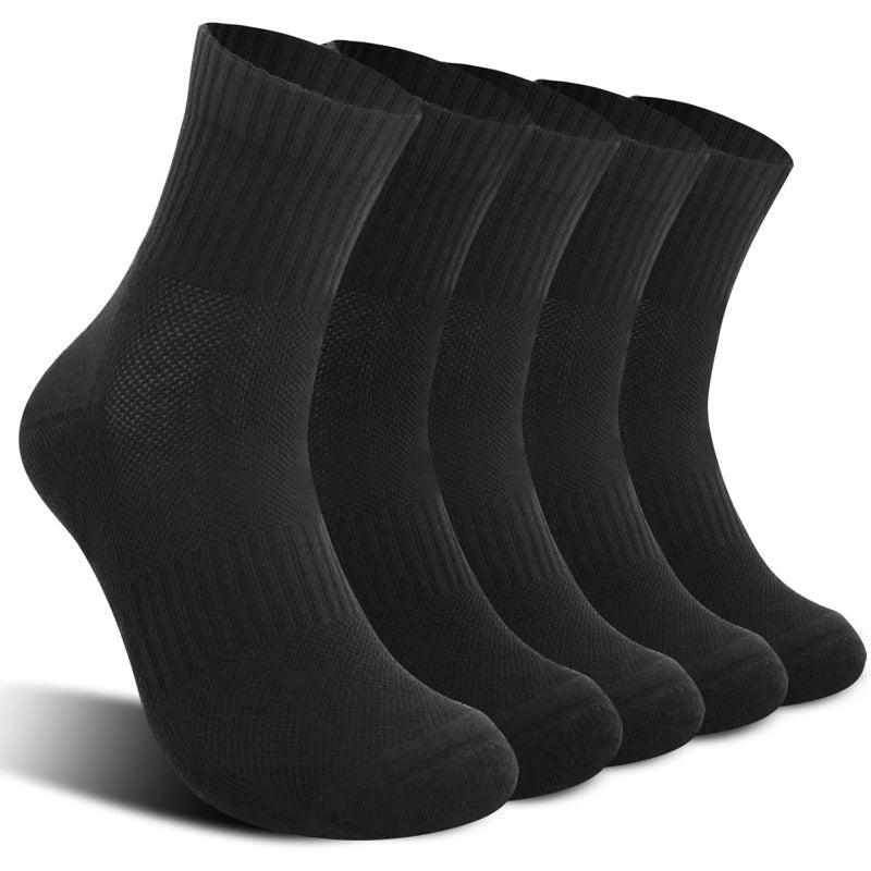 5 Pack Cushioned Running Socks – Support and Performance-Plantar Socks