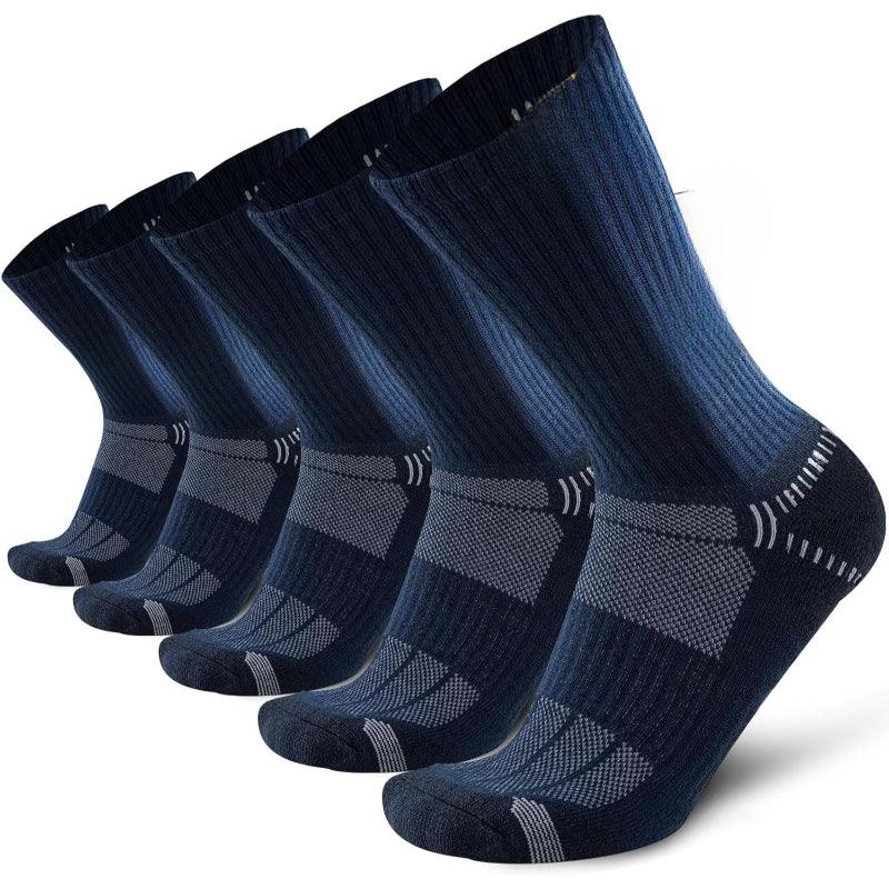 5 Pair Light Cushioned Athletic Running Anti Blister Socks-Plantar Socks