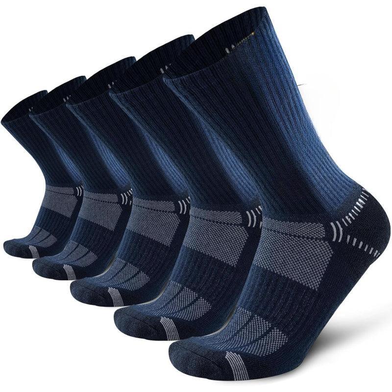 5 Pair Light Cushioned Athletic Running Anti Blister Socks-Plantar Socks