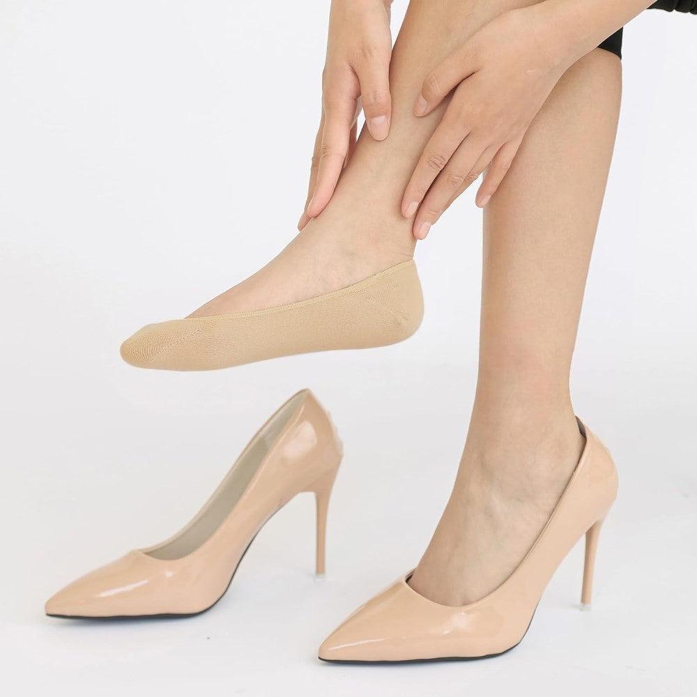 5 Pair Ultra Liners Non-Slip Toe Socks – Invisible Comfort-Plantar Socks