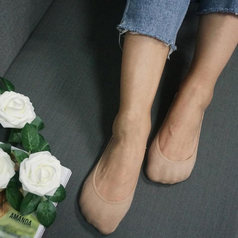 5 Pair Ultra Liners Non-Slip Toe Socks – Invisible Comfort-Plantar Socks