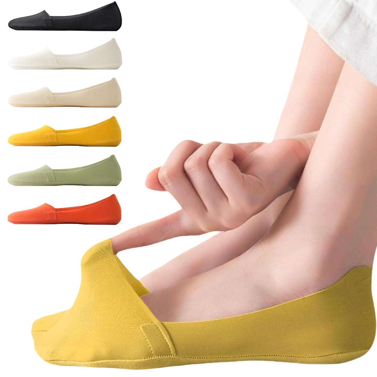 Comfortable No Show Socks With Cooling Ice Silk Surface For Women