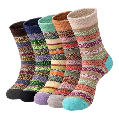 Warm Winter Socks Knit Crew Calf Hiking Boot Sock