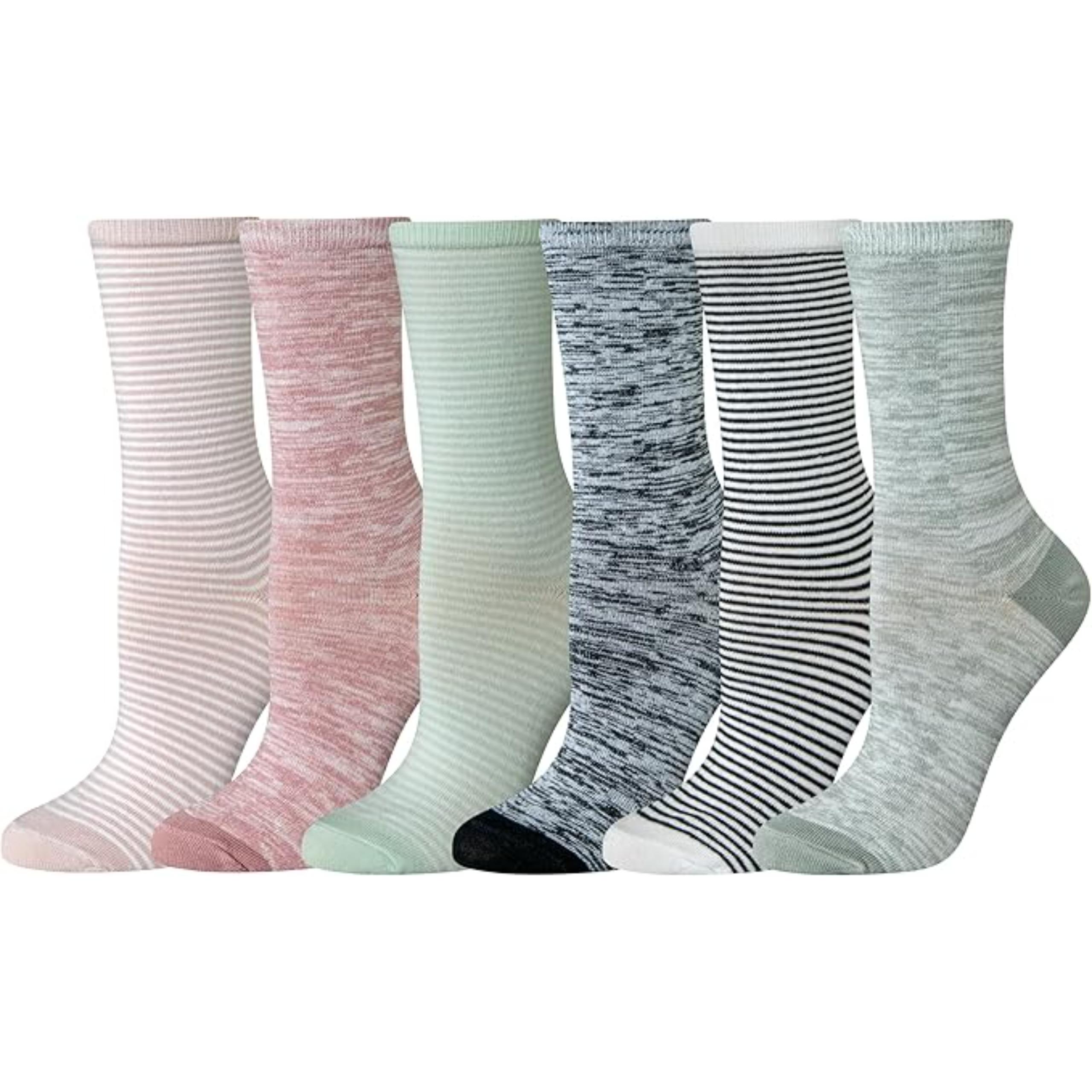 Pack Of 6 Women Crew Socks