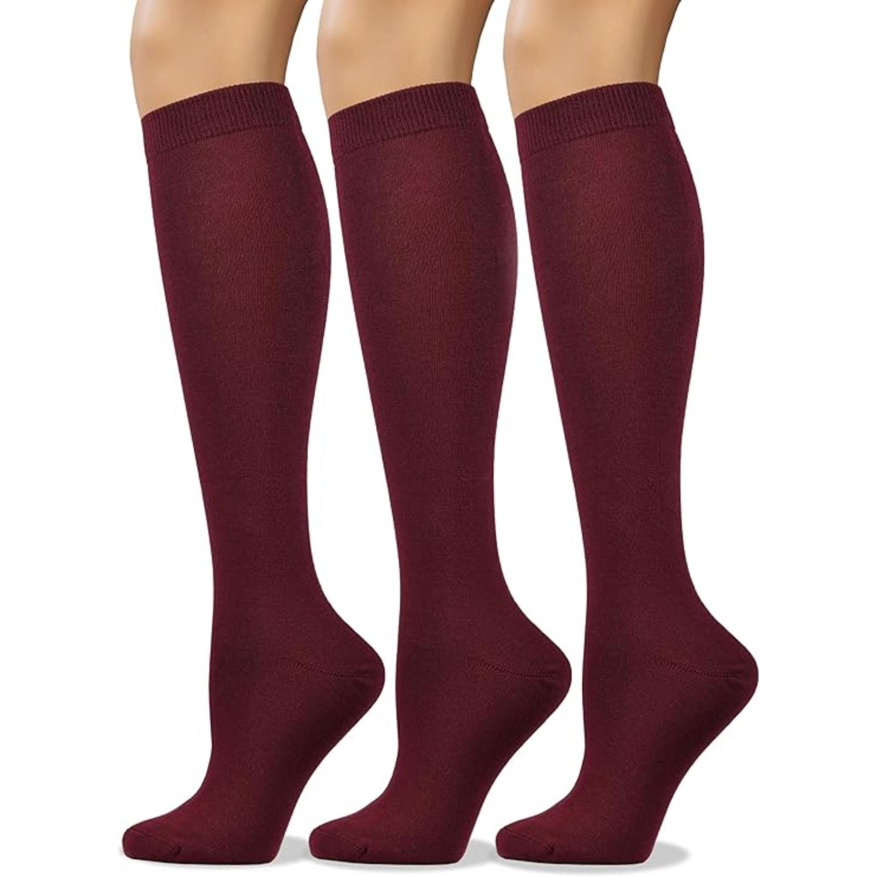 Women Soft Combed High Long Seamless Socks