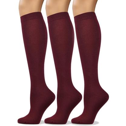 Women Soft Combed High Long Seamless Socks