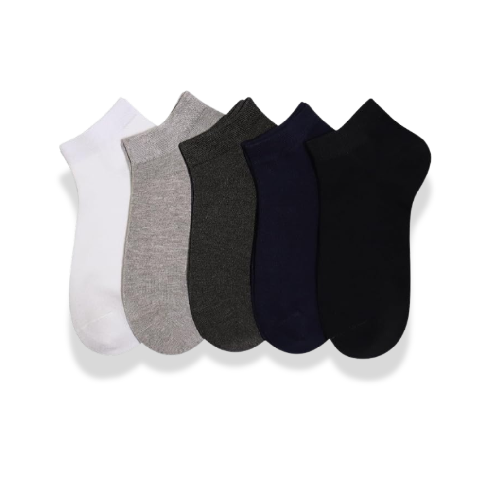 Pack Of 5 Lightweight Pastel Color Soft Sock