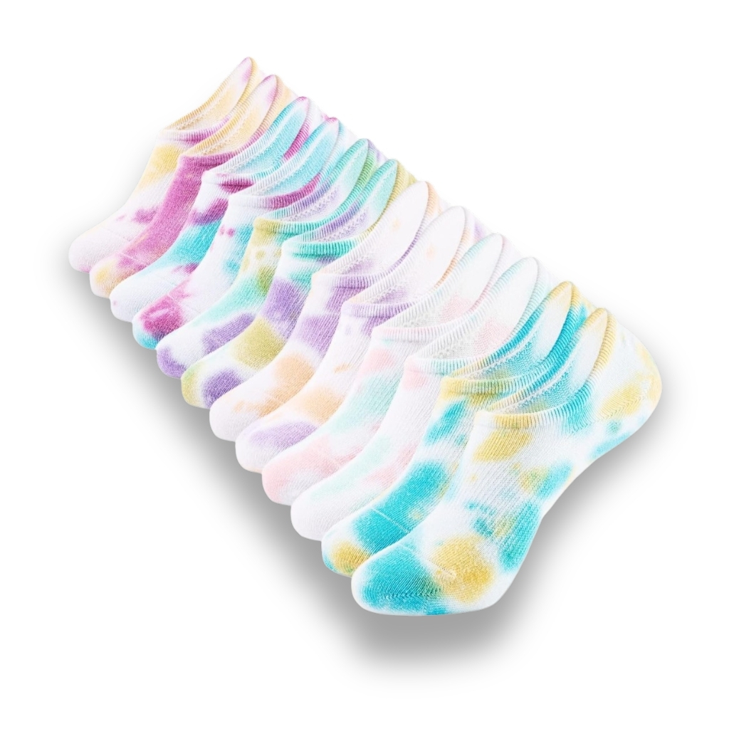 6 Pairs Of Low Cut Athletic Running Invisible Liner Socks
