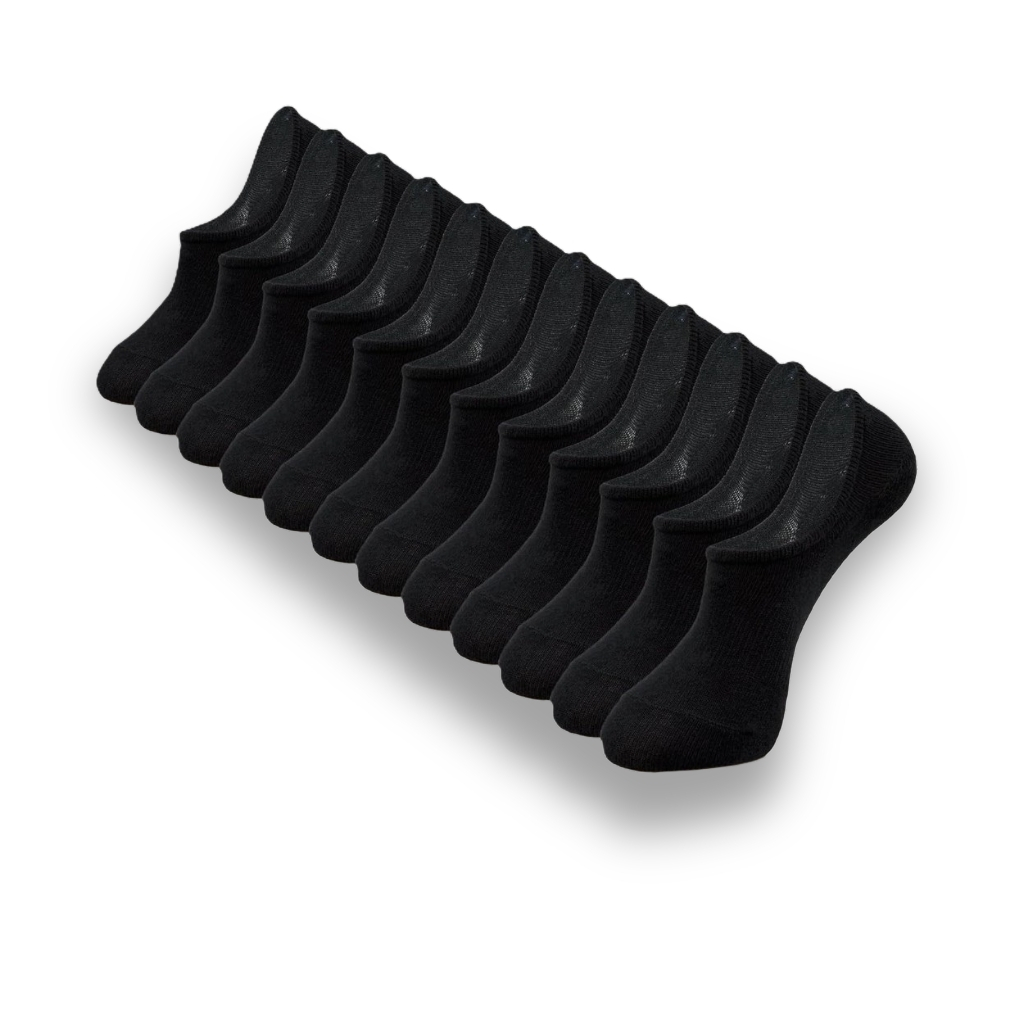 6 Pairs Of Low Cut Athletic Running Invisible Liner Socks