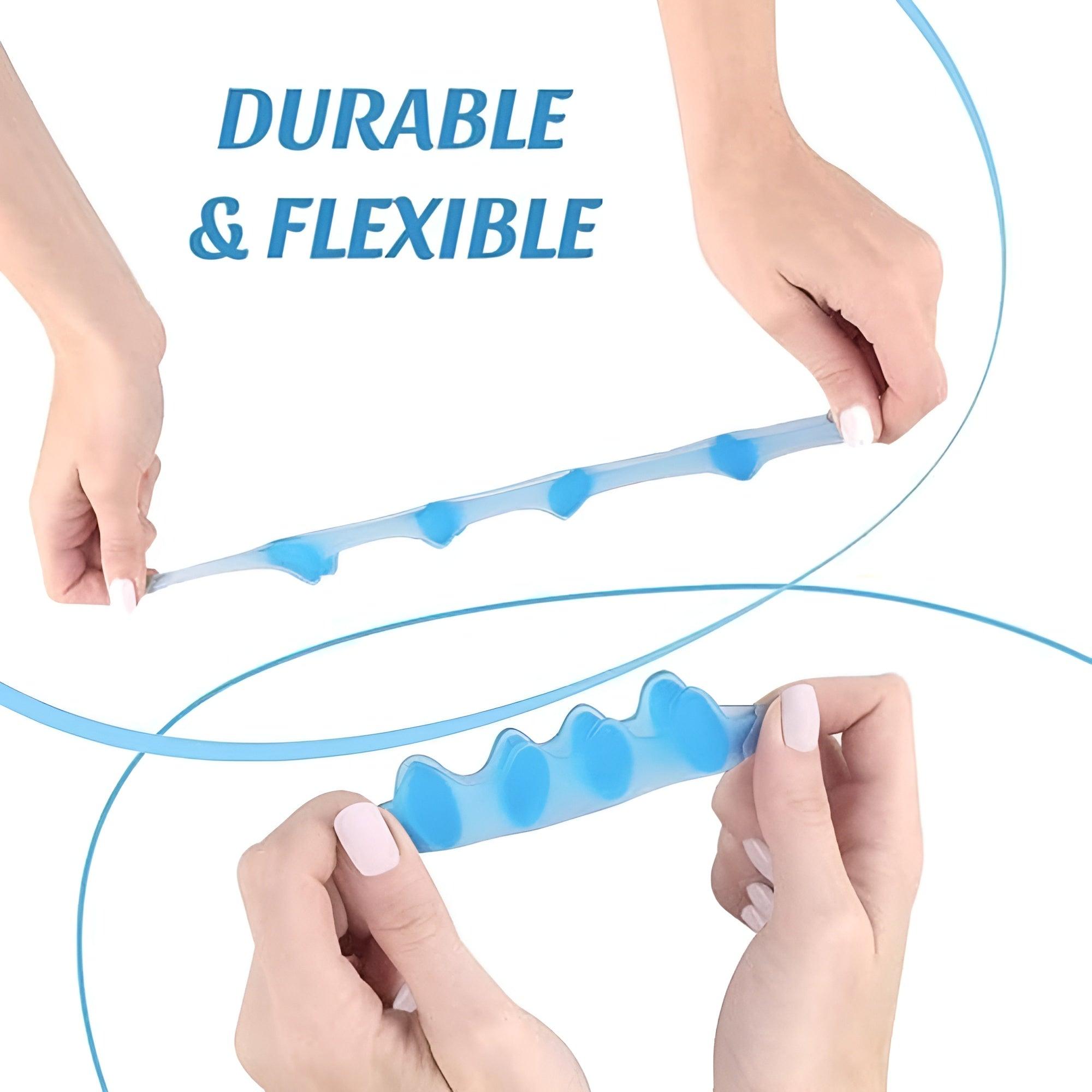 2 Pairs Gel Toe Separators For Bunion Relief And Toe Alignment-Plantar Socks