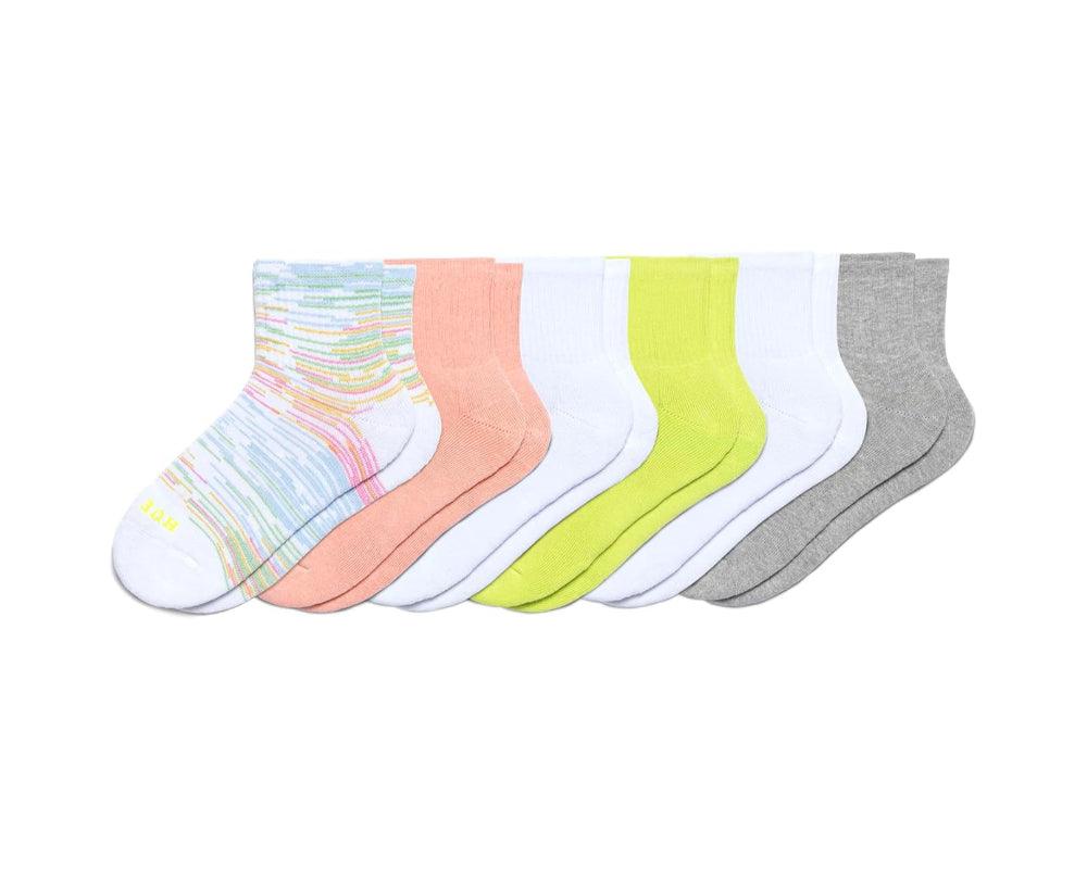 6 Pair Versatile Comfy Cushioned Socks For Daily Wear-Plantar Socks