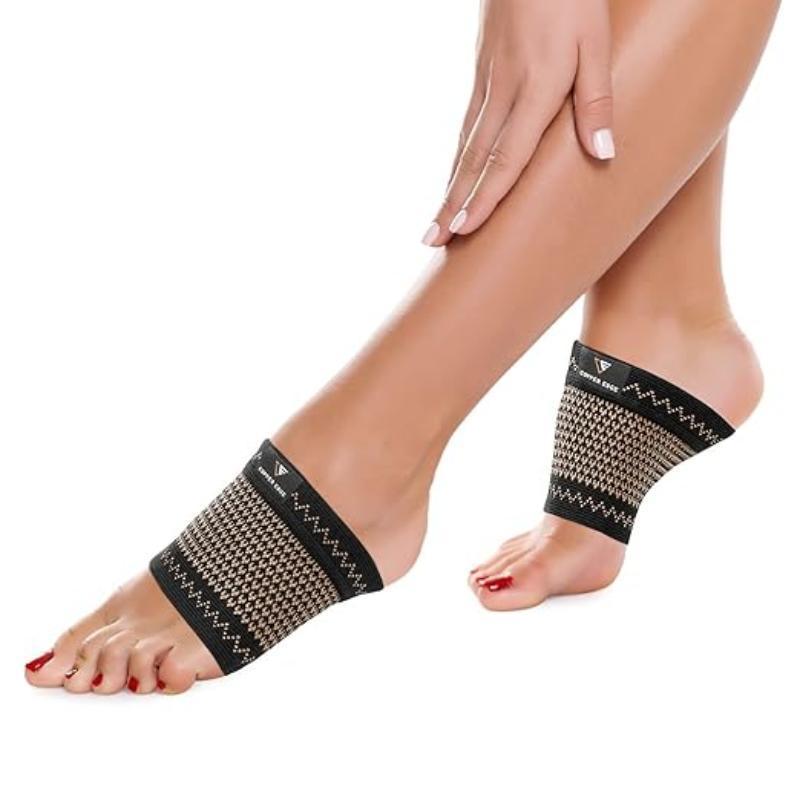 Half Copper Infused Support Arthritis Socks Pair-Plantar Socks