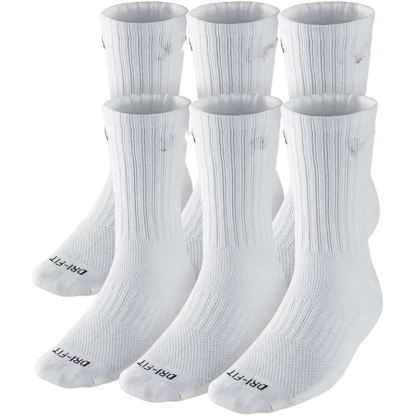 One Pair Cushioned Crew Socks For Everyday Wear-Plantar Socks