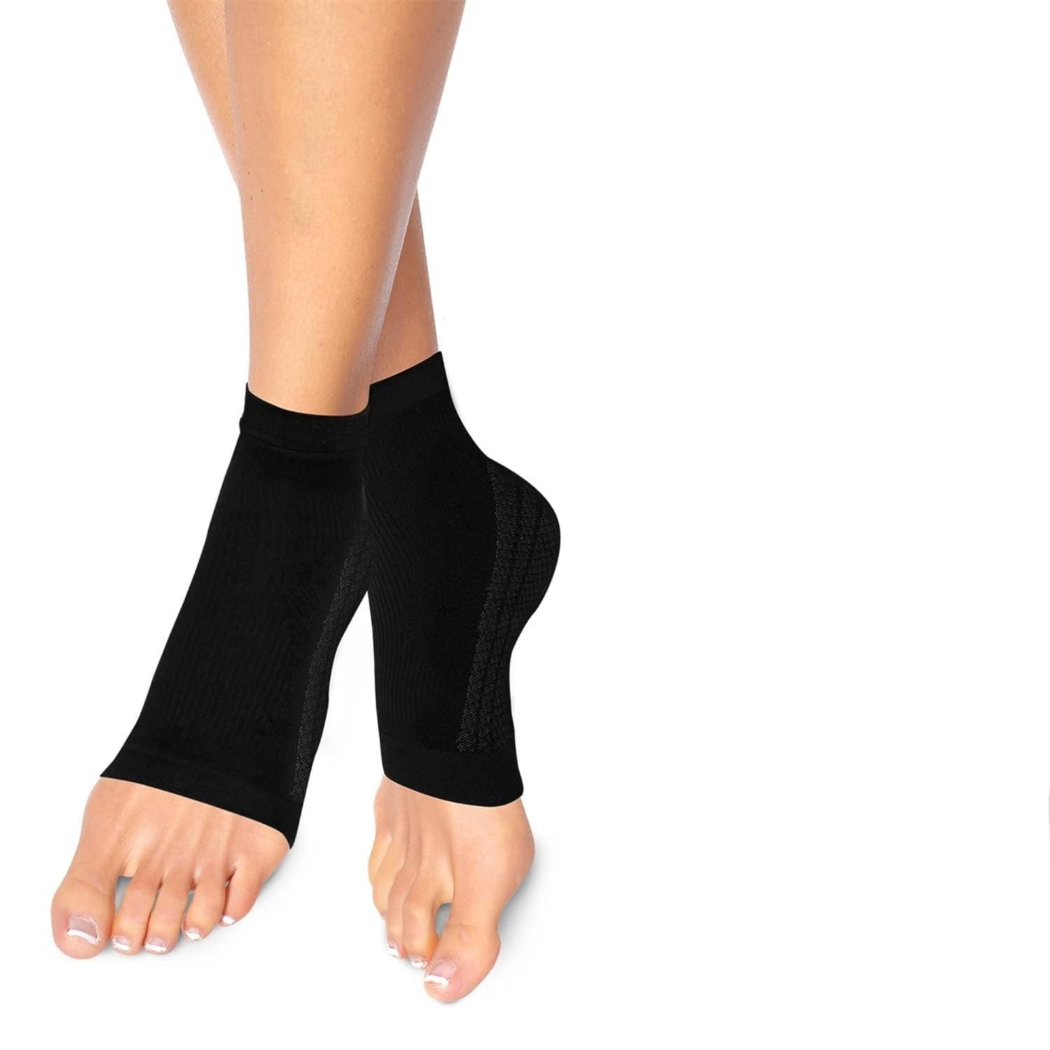 One Pair Copper Infused Arthritis Foot sleeves-Plantar Socks