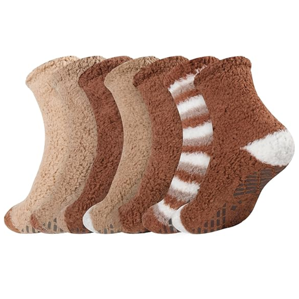 Knit Texture Blend Crew Pattern Socks