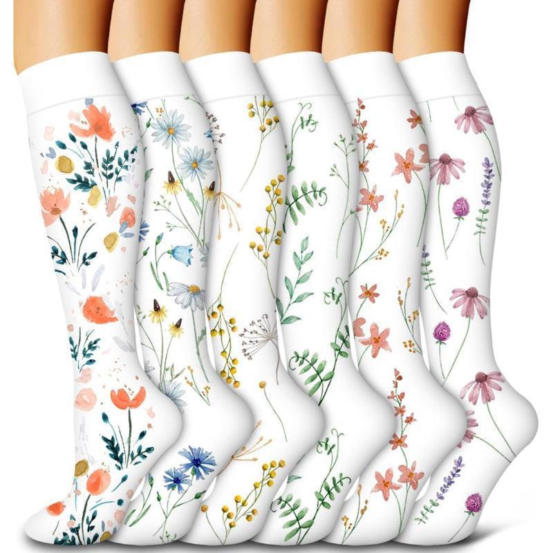 6 Pairs Copper Compression Socks-Plantar Socks