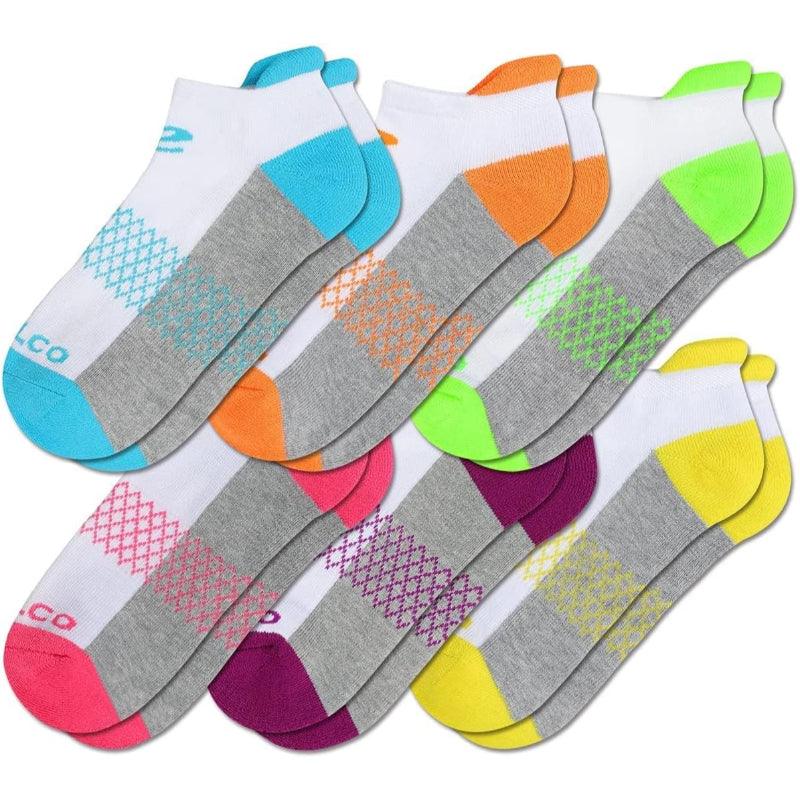 6 Pairs Running Athletic Cushioned Toe Socks-Plantar Socks