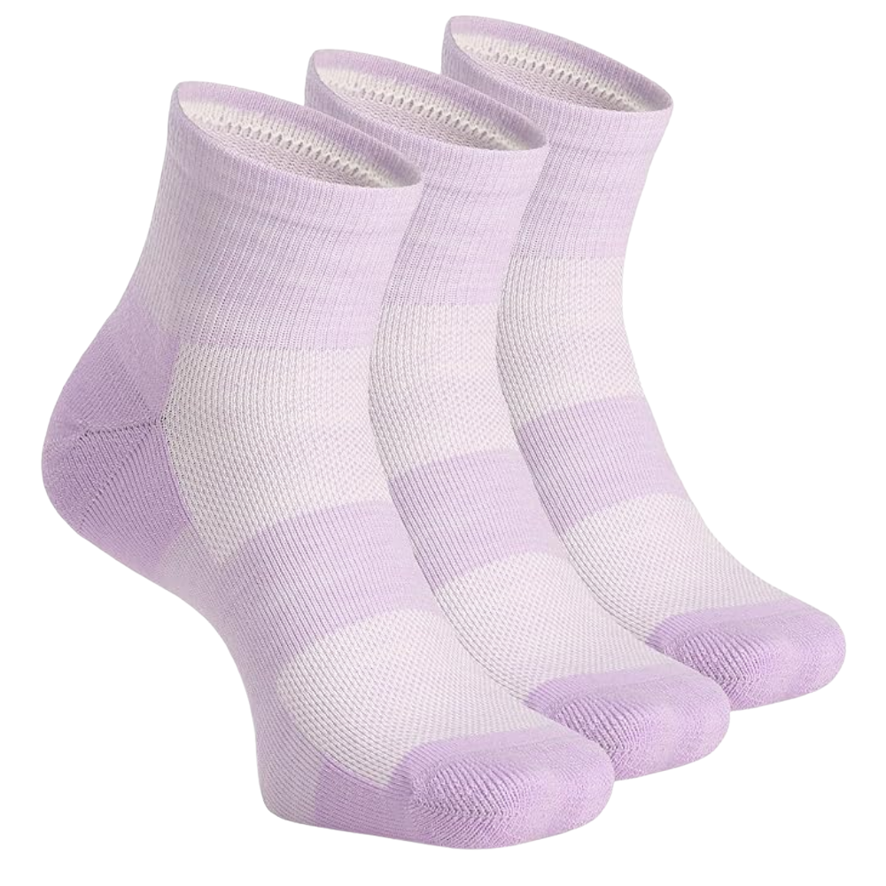 3 Pairs Of Soft Thin Everyday Use Wool Running Socks