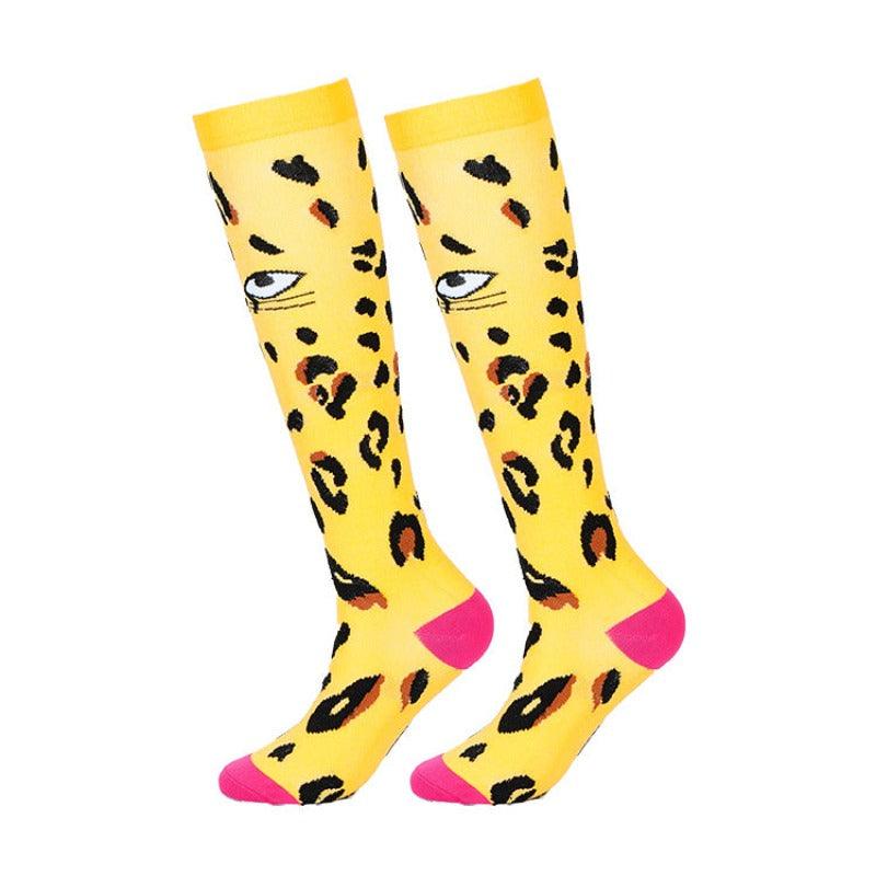 Colorful Sports Compression Socks 7 Pairs-Plantar Socks