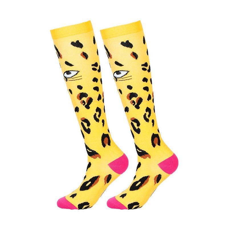 Colorful Sports Compression Socks 7 Pairs-Plantar Socks