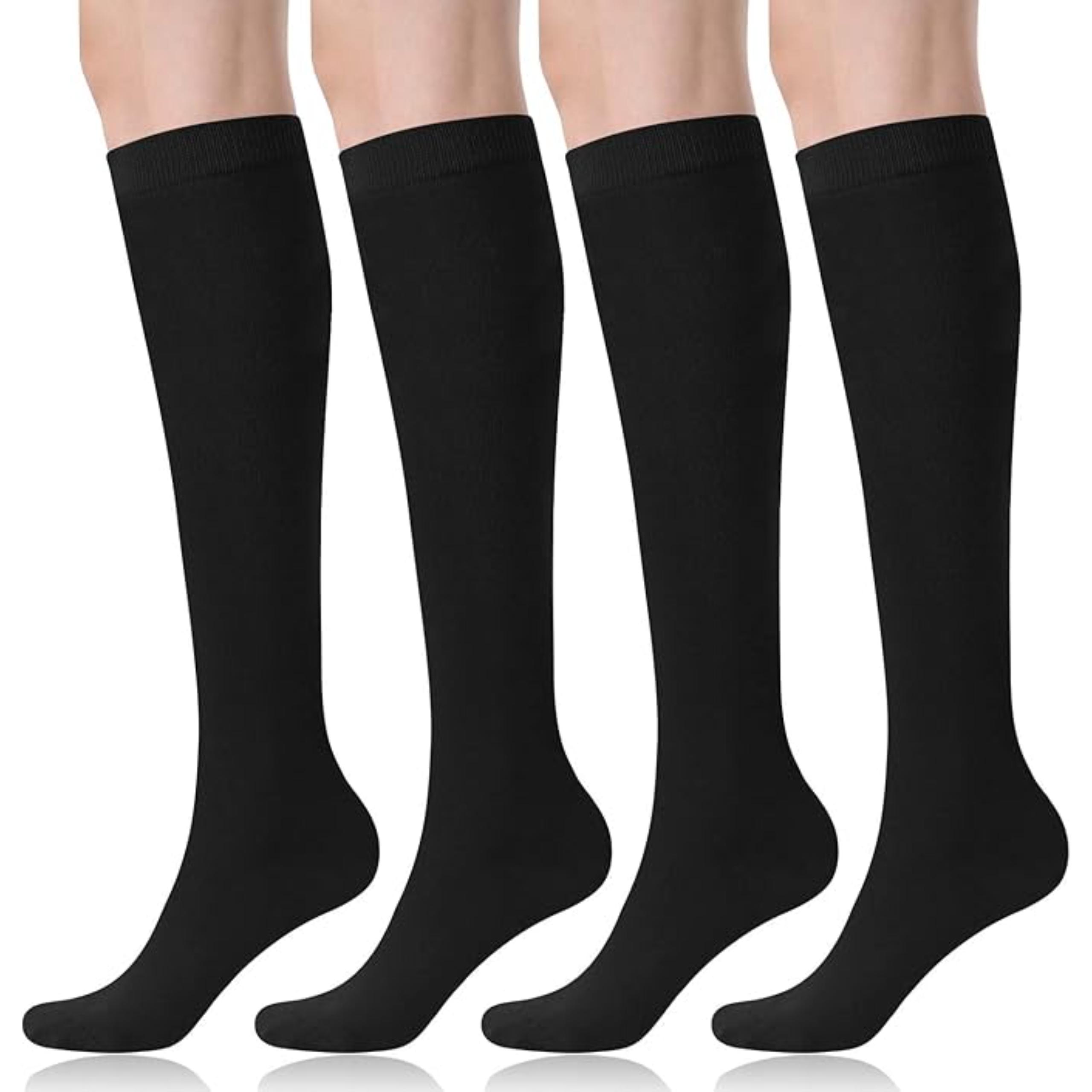 Women 4 Pairs Sporty Cotton Crew Socks4 Pairs Of Sport Crew Socks For Women - Image 6