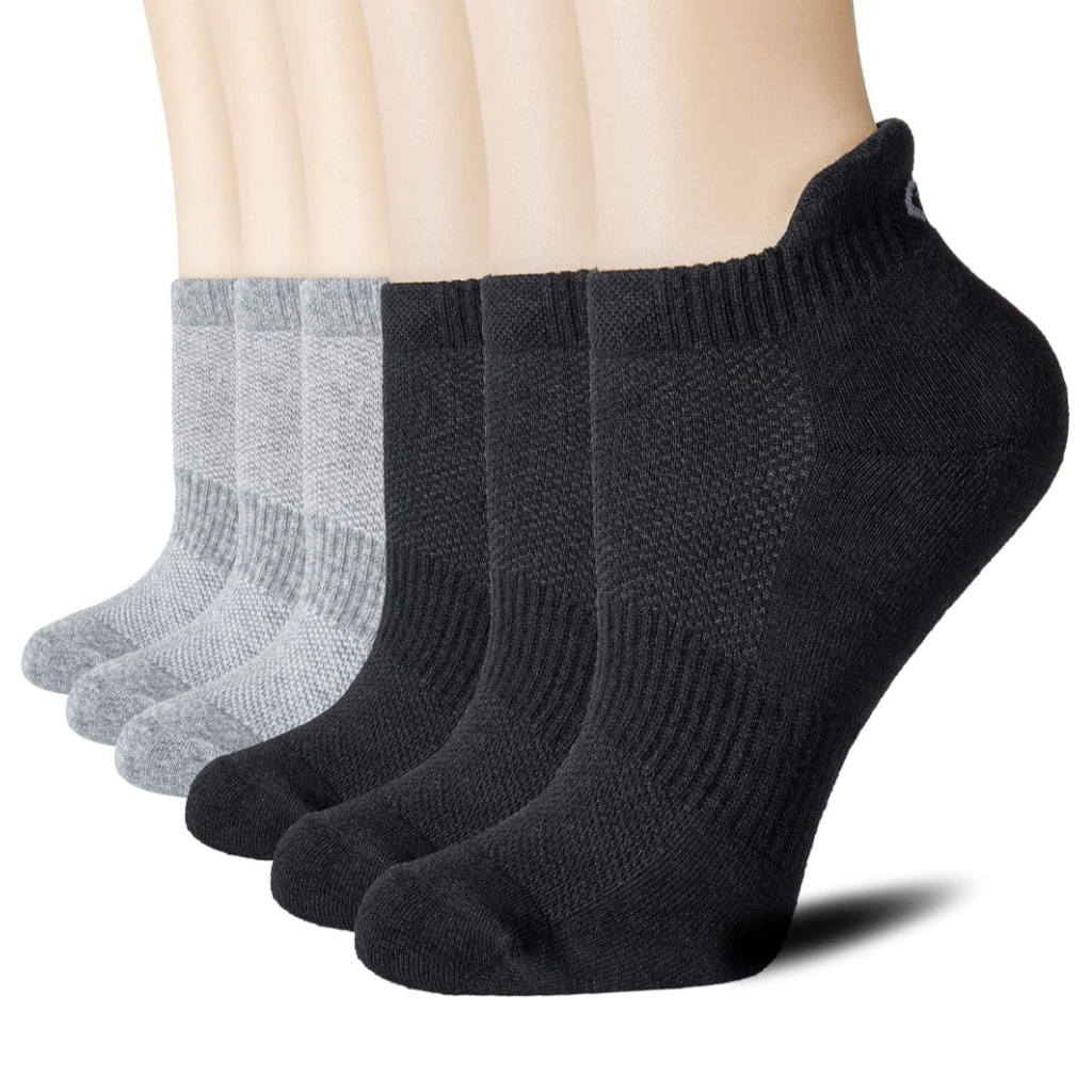 6 Pairs Men and Women Ankle Low Cut Athletic Sports Running Socks