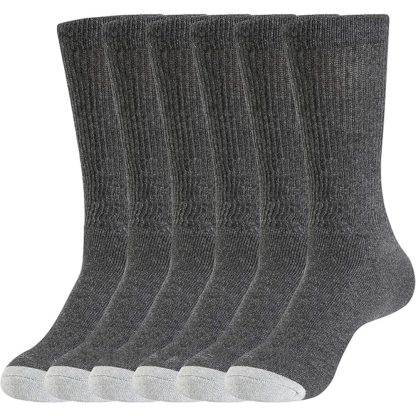 Pack Of 6 Festive And Classic Cushioned Socks Set-Plantar Socks