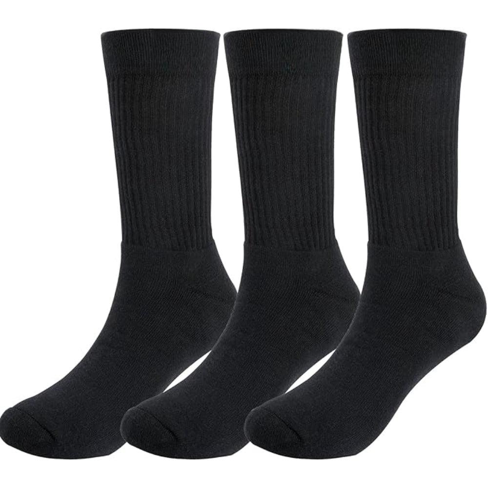 3 Pairs Classic Cushioned Socks - Everyday Comfort and Versatility-Plantar Socks3 Pairs Classic Cushioned Socks - Everyday Comfort and Versatility - Image 4