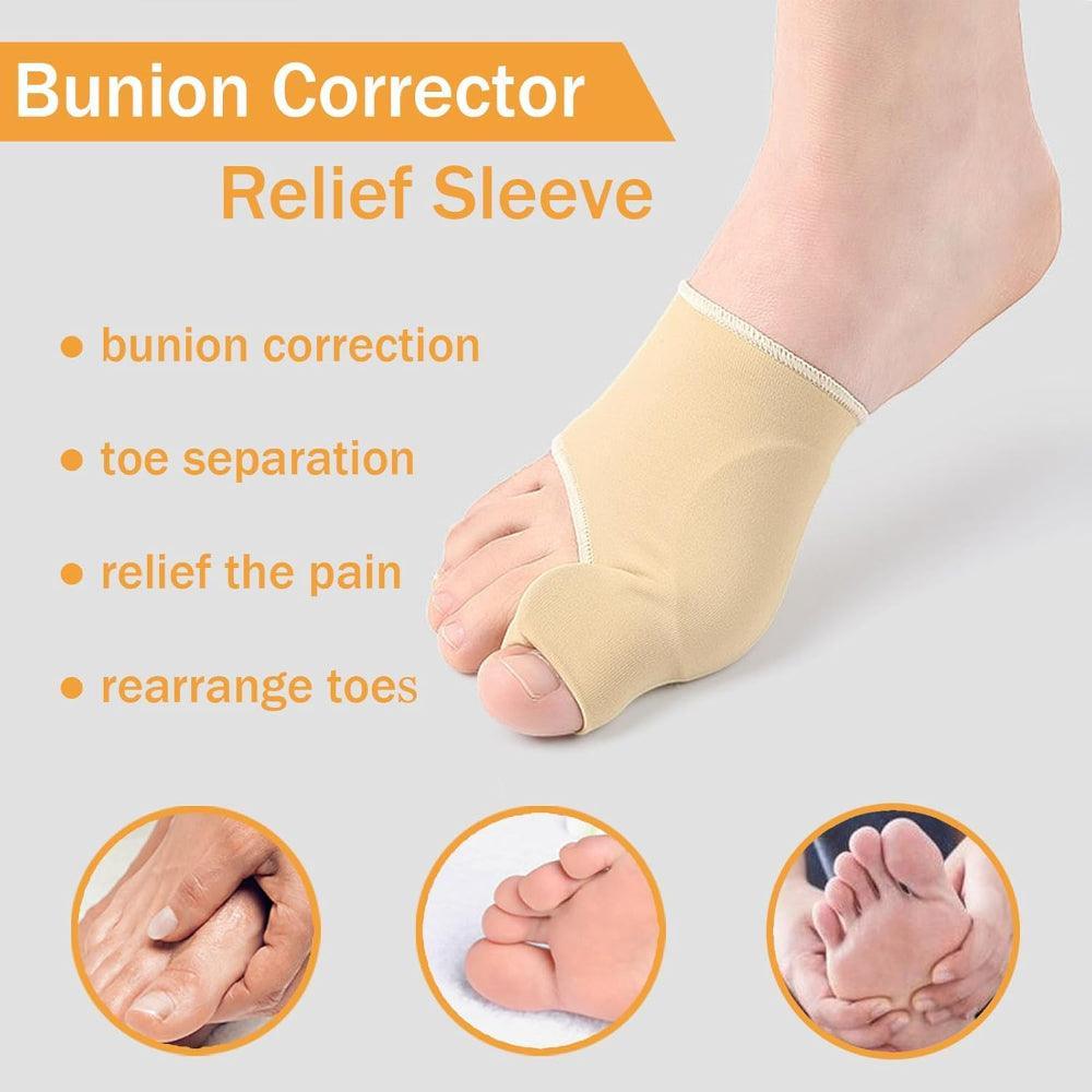 Gel Embedded Bunion Corrector Socks For Toe Alignment-Plantar Socks