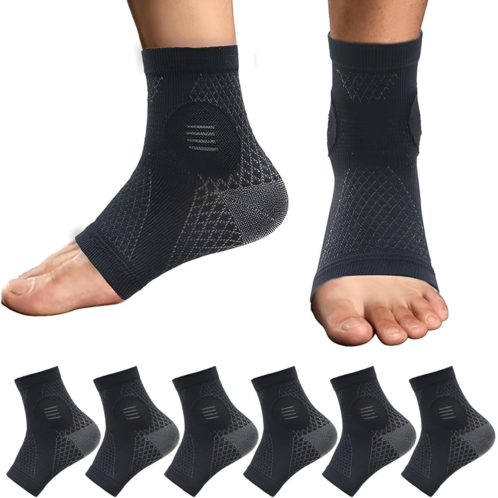 3 Pairs Compression Arthritis Support Socks-Plantar Socks3 Pairs Compression Arthritis Support Socks - Image 3